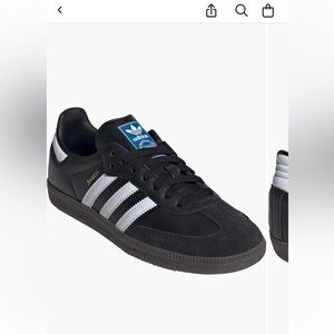 BLACK ADIDAS SAMBA